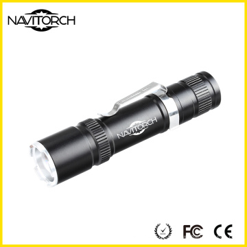 Wiederaufladbare Zoom 18650 Akku Taschenlampe Outdoor Verwendung (NK-6620)